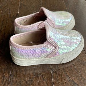 Toddler sequin slip-ons